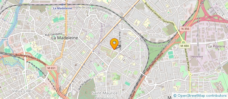 localisation de l'entreprise SCI THERY SAINT MAUR à LILLE