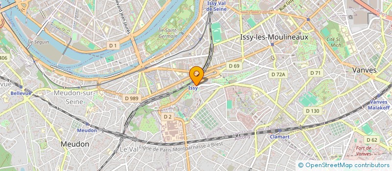 localisation de l'entreprise SCI THERY-VERMERSCH à ISSY-LES-MOULINEAUX