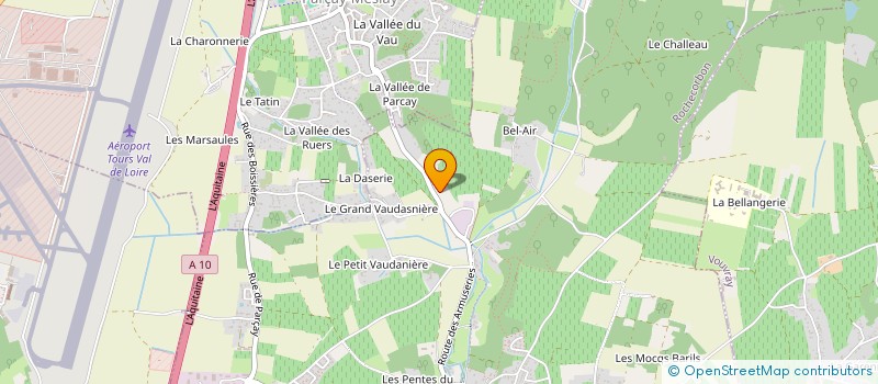 localisation de l'entreprise SCI THESAURUS à ROCHECORBON