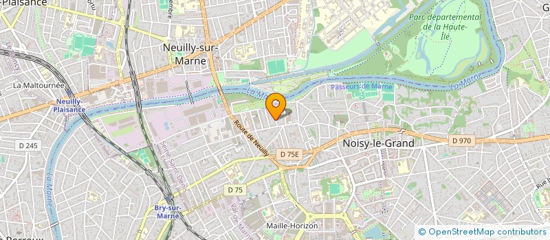 localisation de l'entreprise SCI THESEAU  NOISY-LE-GRAND