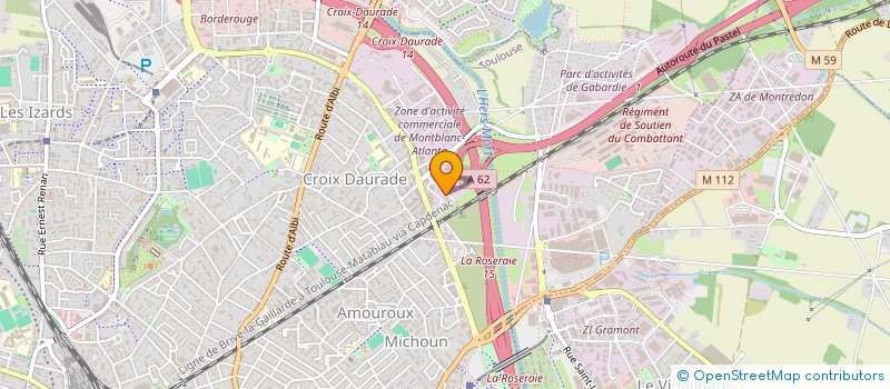 localisation de l'entreprise SCI THESEE  TOURNEFEUILLE