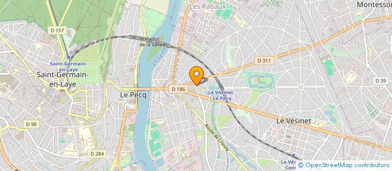 localisation de l'entreprise SCI THESSALA  LE VESINET