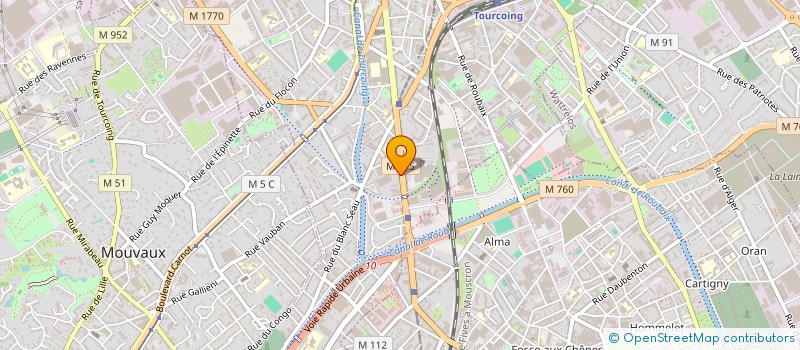 localisation de l'entreprise SCI THESSIMMO  TOURCOING