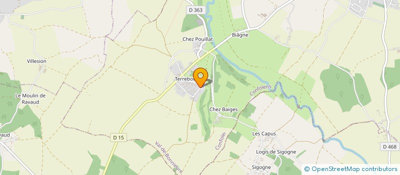 localisation de l'entreprise SCI THETIA à VAL-DE-BONNIEURE