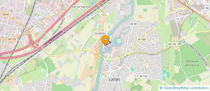 localisation de l'entreprise SCI THETIS à LATTES