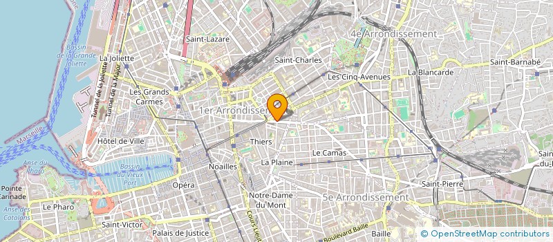 localisation de l'entreprise SCI THETIS à MARSEILLE