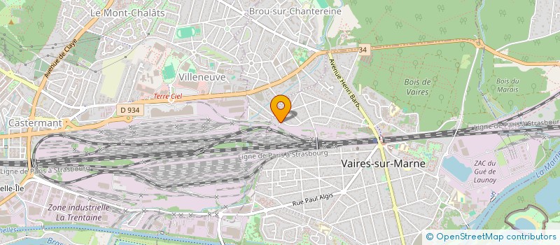 localisation de l'entreprise SCI THEURIET  VAIRES-SUR-MARNE