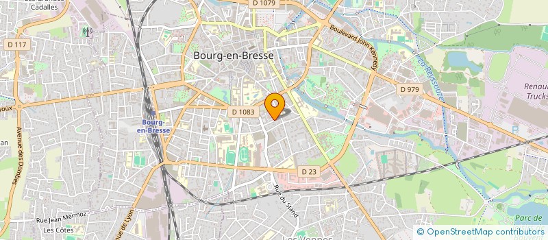 localisation de l'entreprise SCI THEUS à BOURG-EN-BRESSE