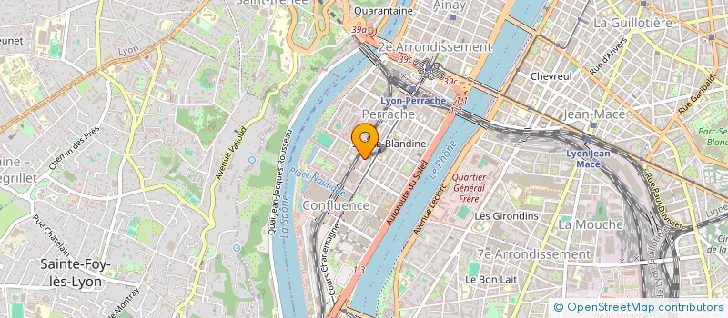 localisation de l'entreprise SCI THEVENET  LYON