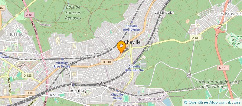 localisation de l'entreprise SCI THEVENET ET CIE à SAINTRY-SUR-SEINE