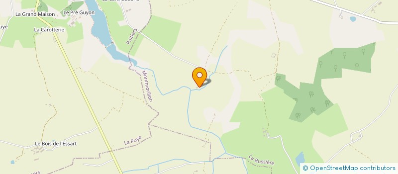 localisation de l'entreprise SCI THEVENET FRERES  LA BUSSIERE