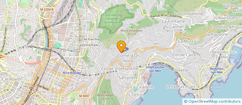localisation de l'entreprise SCI THEVESTE  NICE