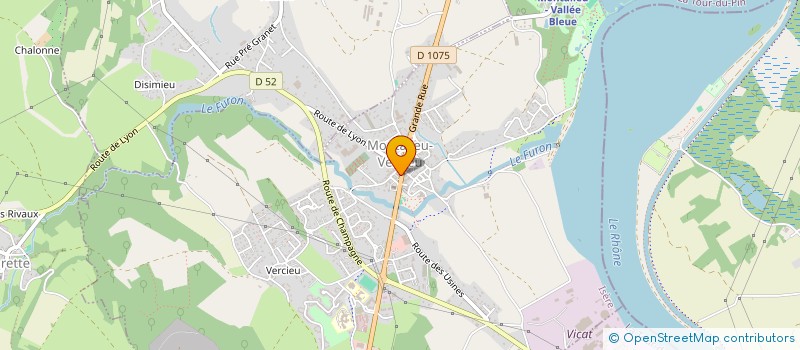 localisation de l'entreprise SCI THEVILLE  MONTALIEU-VERCIEU