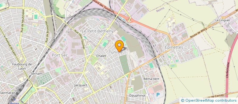 localisation de l'entreprise SCI THEWYS BUBOS GABES  REIMS