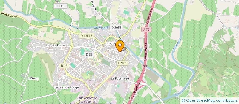 localisation de l'entreprise SCI THEY  PEZENAS