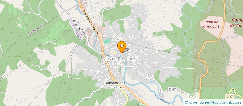 localisation de l'entreprise SCI THEYRAU à TRANS-EN-PROVENCE