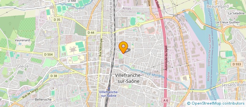 localisation de l'entreprise SCI THEYSSIER  VILLEFRANCHE-SUR-SAONE