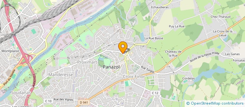 localisation de l'entreprise SCI THEZOU à PANAZOL