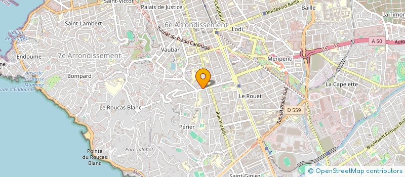 localisation de l'entreprise SCI THI à MARSEILLE