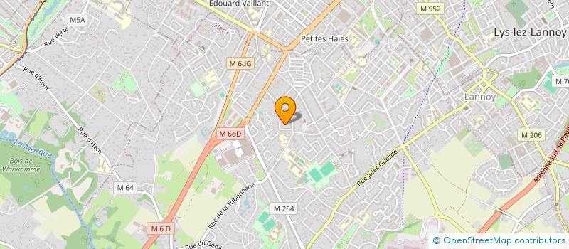 localisation de l'entreprise SCI THIAGA  HEM