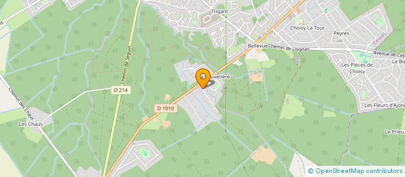 localisation de l'entreprise SCI THIAIS 2013  CESTAS