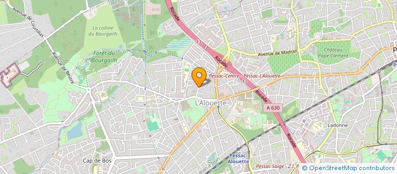 localisation de l'entreprise SCI THIALID  TALENCE