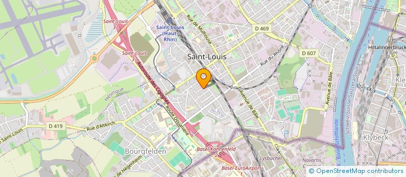 localisation de l'entreprise SCI THIAM  SAINT-LOUIS