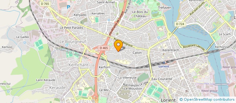 localisation de l'entreprise SCI THIAM SIEW  LORIENT