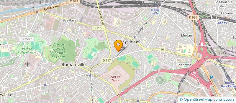 localisation de l'entreprise SCI THIAME à NOISY-LE-SEC