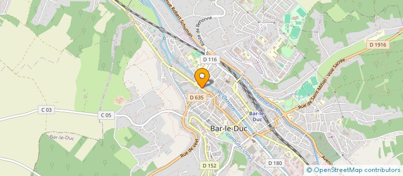 localisation de l'entreprise SCI THIAR  BAR-LE-DUC