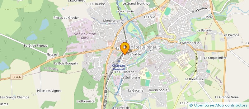 localisation de l'entreprise SCI THIB à CHATEAU-RENAULT