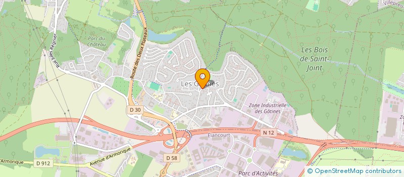 localisation de l'entreprise SCI THIBAC  PLAISIR