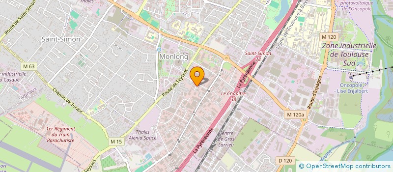 localisation de l'entreprise SCI THIBAUD 23 à TOULOUSE