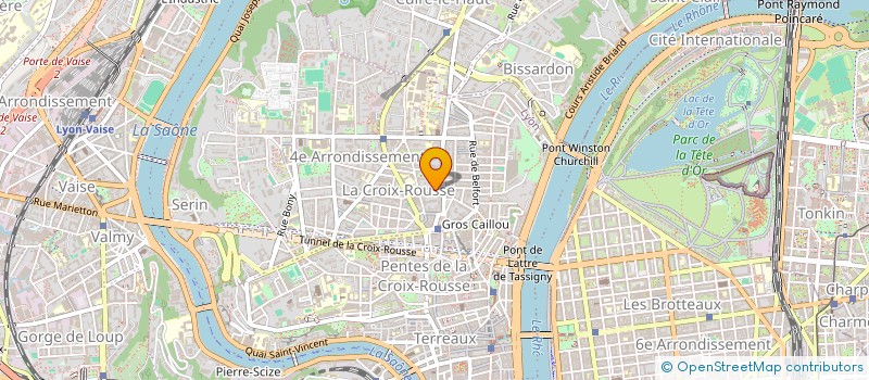 localisation de l'entreprise SCI THIBAUDIERE 51  LYON