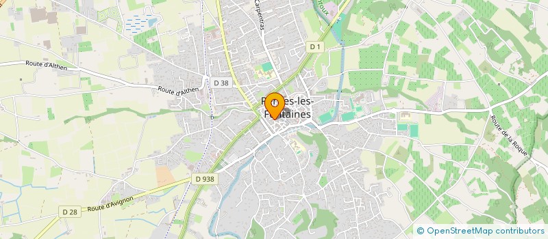 localisation de l'entreprise SCI THIBAUDIN  PERNES-LES-FONTAINES