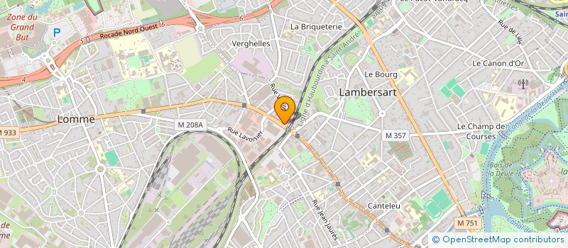 localisation de l'entreprise SCI THIBAULT à LILLE