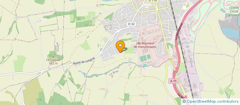 localisation de l'entreprise SCI THIBAULT IMMO  ISSOIRE