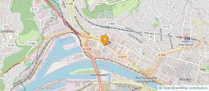 localisation de l'entreprise SCI THIBAUT à ROUEN