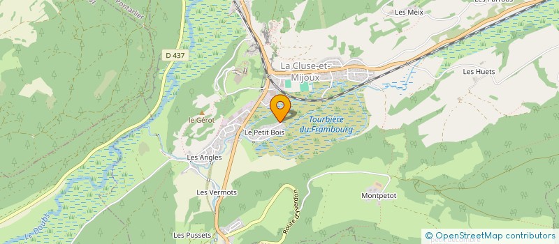 localisation de l'entreprise SCI THIBAUT  LA CLUSE-ET-MIJOUX