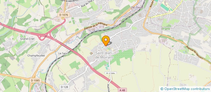 localisation de l'entreprise SCI THIBAUT  SAINT-JEAN-DE-MOIRANS