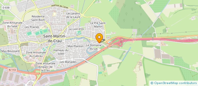 localisation de l'entreprise SCI THIBAUT à SAINT-MARTIN-DE-CRAU
