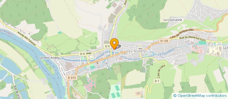 localisation de l'entreprise SCI THIBAUX BOURGIS à LES ANDELYS