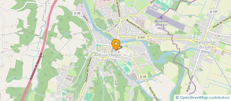 localisation de l'entreprise SCI THIBE  AIRE-SUR-L'ADOUR