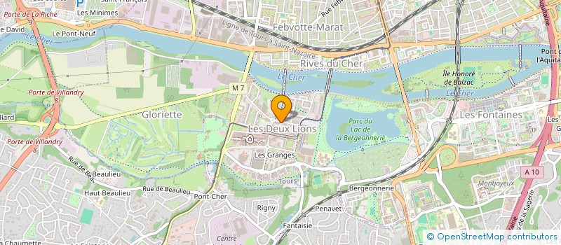 localisation de l'entreprise SCI THIBELJO  TOURS