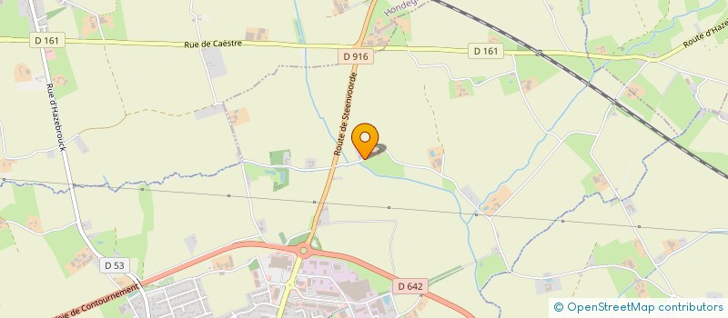 localisation de l'entreprise SCI THIBELLE  HAZEBROUCK