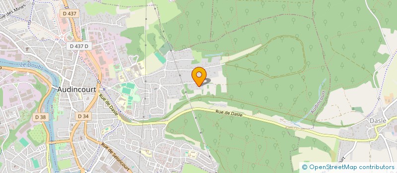 localisation de l'entreprise SCI THIBELO  AUDINCOURT