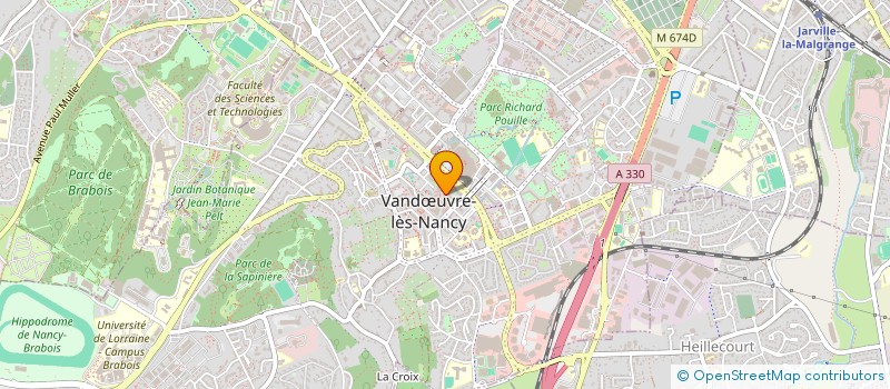 localisation de l'entreprise SCI THIBEN  VANDUVRE-LES-NANCY