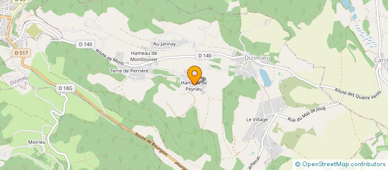 localisation de l'entreprise SCI THIBERT  DIZIMIEU