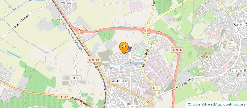 localisation de l'entreprise SCI THIBO  ELNE