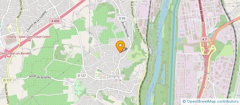 localisation de l'entreprise SCI THIBUR  IRIGNY